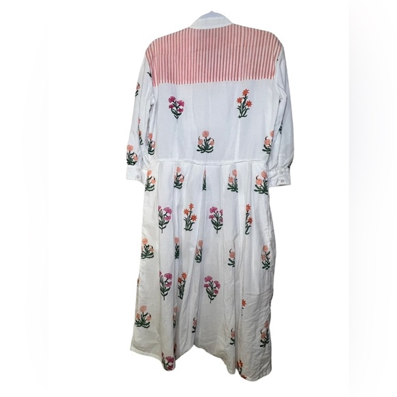 Floral Embroidered Long Sleeve Dress - Picture 2 of 6